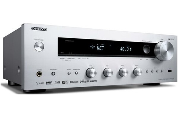 Amplituner 2.1 Onkyo TX-8270S srebrny