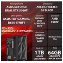 Mad Dog DIAXID605F-A18WB64WH AMD Ryzen 5 64GB DDR5 NVIDIA GeForce RTX 5060 Ti 8GB 1TB SSD Windows 11 Home