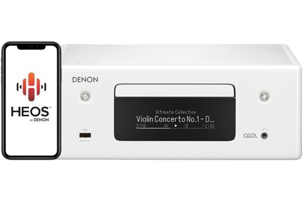 Amplituner 2.1 Denon RCD-N10 biały