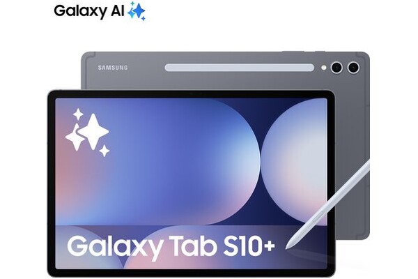 Tablet Samsung Galaxy Tab S10+ 12.40" Mediatek MT6989 12.0GB/256GB, WiFi, grafitowy