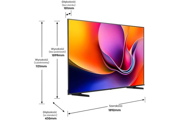 Telewizor Hisense 85" 4K Ultra HD 85A6Q