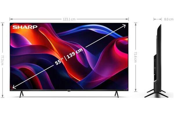 Telewizor Sharp 55GM6141E 55" 4K Ultra HD