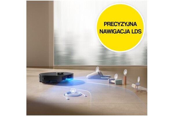 Odkurzacz DREAME D20PRO Plus robot sprzątający z pojemnikiem czarny