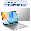 Laptop ASUS Vivobook S16 16.0" Intel Core Ultra 7 255H Intel Arc 140T 16GB 1TB SSD Windows 11 Home srebrny