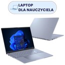 Laptop ASUS Vivobook S16 16.0" Intel Core Ultra 7 255H Intel Arc 140T 32GB 1TB SSD Windows 11 Professional niebieski