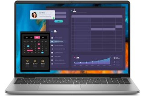 Laptop DELL Vostro 5640 16.0" Intel Core i7 150U INTEL Iris Xe 16GB 512GB SSD M.2 Linux szary