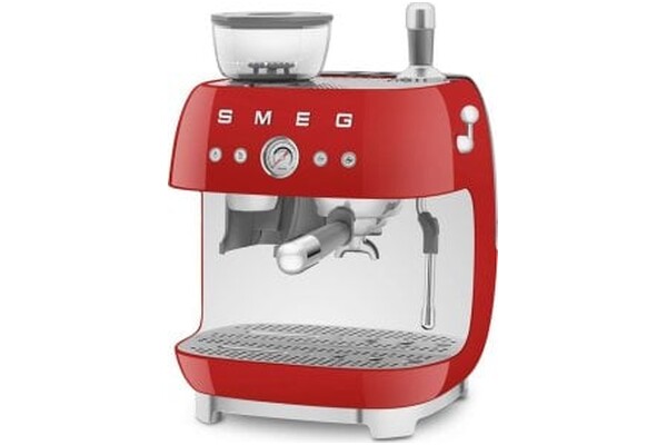 Ekspres Smeg S7610799 kolbowy czerwony