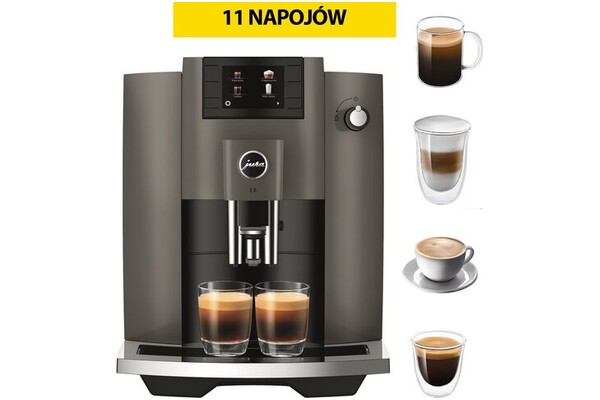 Ekspres JURA Dark Inox E6 automatyczny Inox