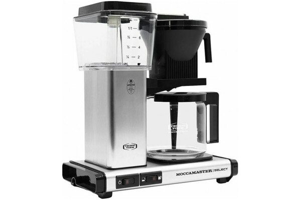 Ekspres Moccamaster KBG741 Przelewowy Czarno-stalowy