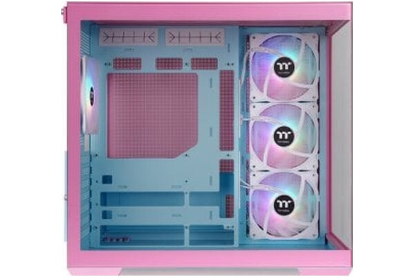 Obudowa PC Thermaltake 38 View TG Midi Tower różowy