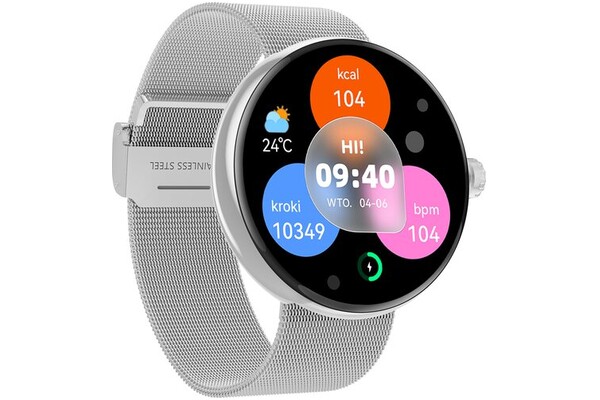 Smartwatch FOREVER SB365 Forevive czarno-srebrny