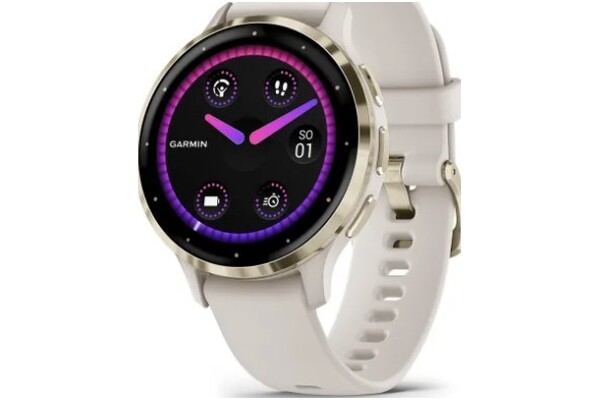 Smartwatch Garmin Venu 3S 1.40" kremowy