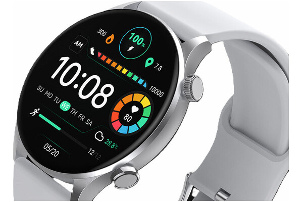 Smartwatch Haylou RT3 Solar Plus biały