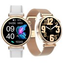 Smartwatch KIANO Watch 1.50" biało-złoty
