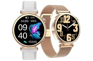 Smartwatch KIANO Watch biało-złoty