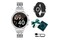 Smartwatch Manta Diamond Lusso czarno-srebrny