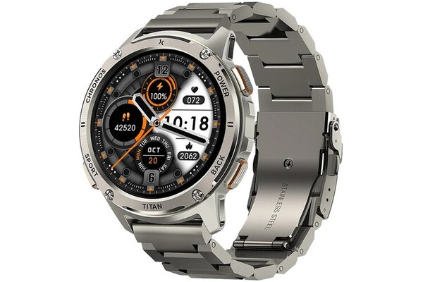 Smartwatch MaxCom Titan czarno-srebrny