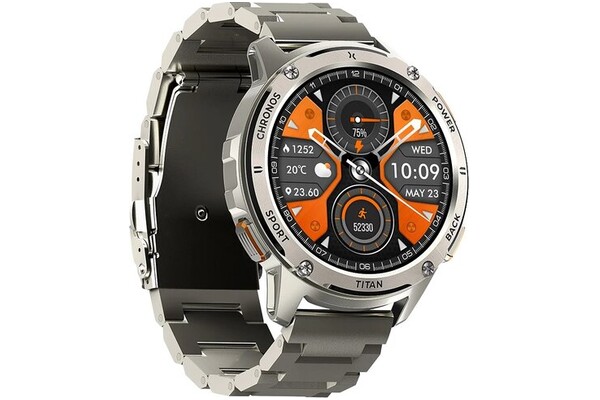 Smartwatch MaxCom Titan czarno-srebrny