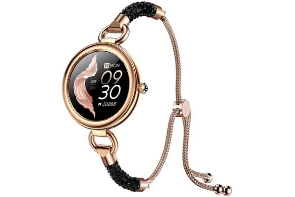 Smartwatch MaxCom FW51 Crystal czarno-złoty