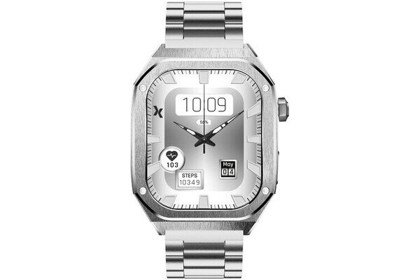 Smartwatch MaxCom FW65 Iron Niebiesko-srebrny