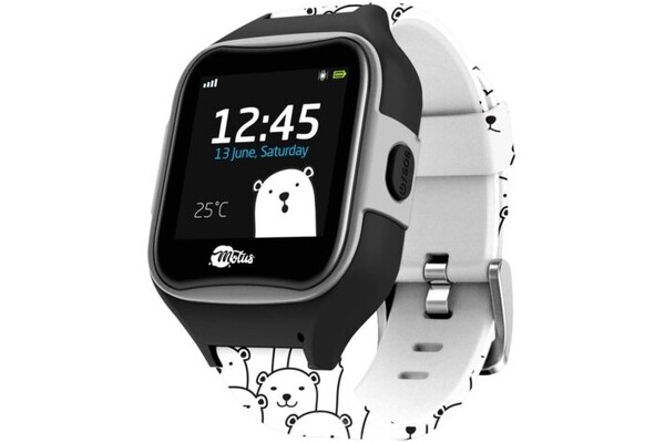 Smartwatch MOTUS Watchy Teddy Geometric biały
