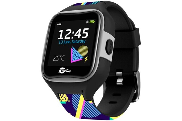 Smartwatch MOTUS Watchy Teddy Geometric biały