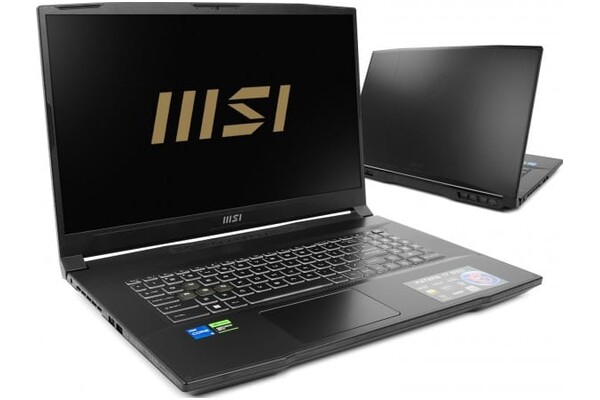 Laptop MSI Katana 17 17.3" Intel Core i5 12450H NVIDIA GeForce RTX 3050 4GB 1TB SSD Windows 11 Professional czarny