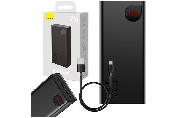 Powerbank Baseus Adaman 40000mAh 22.5W czarny