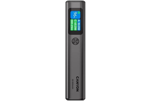Powerbank Canyon OnPower 230 20000mAh 130.0W szary