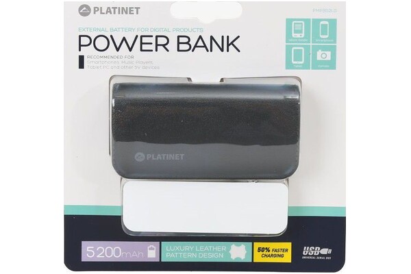 Powerbank Platinet PMPB52LG 5200mAh 5.0W grafitowy