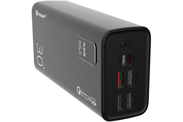 Powerbank Tracer Modi 30000mAh 22.5W czarny