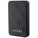 Powerbank Guess 4G Leather Metal Logo 5000mAh 15.0W czarny