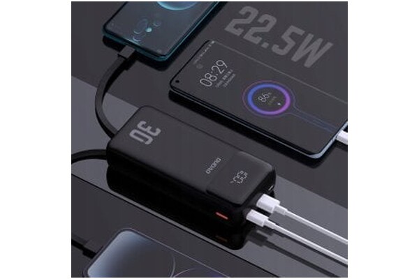 Powerbank Dudao K15 Max 30000mAh 22.5W czarny
