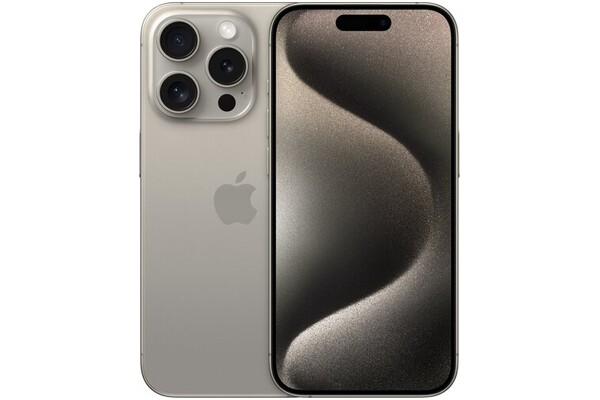 Smartfon Apple iPhone 15 Pro 5G Tytan Naturalny 6.10" 6.0GB/128.0GB