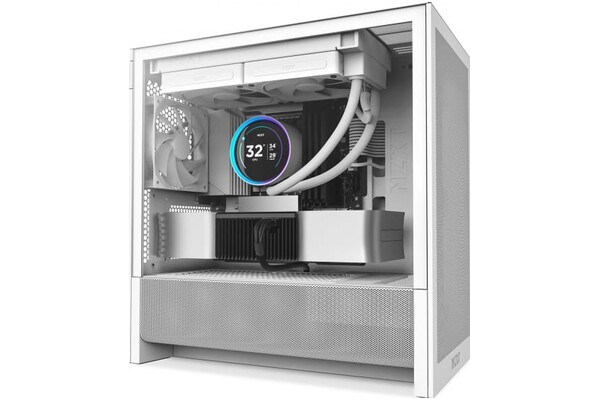Obudowa PC NZXT H31F Flow Micro Tower biały