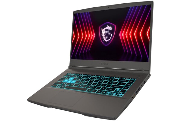 Laptop MSI Thin A15 15.6" AMD Ryzen 5 7535HS NVIDIA GeForce RTX 4060 32GB 1TB SSD M.2 Windows 11 Home szary