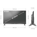 Telewizor Sharp 24HF2765E 24" HD Ready