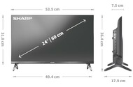 Telewizor Sharp 24HF2765E 24" HD Ready
