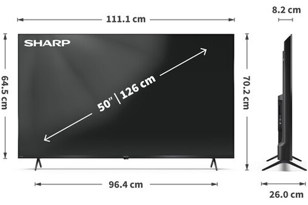 Telewizor Sharp 50HL4765E 50" 4K Ultra HD