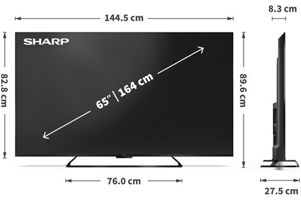 Telewizor Sharp 65HR7765E 65" 4K Ultra HD