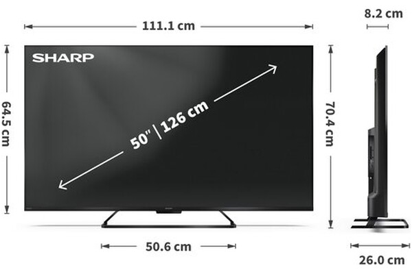 Telewizor Sharp 50HR7765E 50" 4K Ultra HD