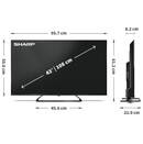 Telewizor Sharp 43HP6765E 43" 4K Ultra HD