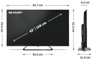 Telewizor Sharp 43HP6765E 43" 4K Ultra HD