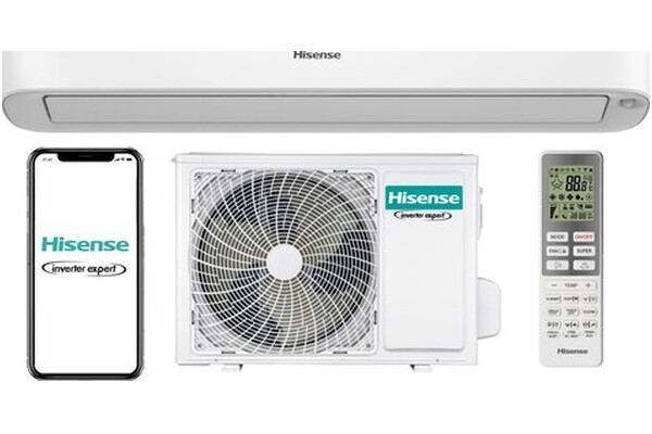 Klimatyzator ścienny SPLIT z montażem Hisense QE35XV4EG Energy Pro 3500W 54dB