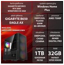 Mad Dog DEEPCOOL-A08WR32WH AMD Ryzen 5 32GB DDR5 Nvidia GeForce RTX 5060 8GB 1TB SSD Windows 11 Home