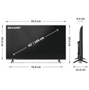 Telewizor Sharp 43HE2 43" Full HD