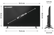 Telewizor Sharp 43HE2745E 43" Full HD