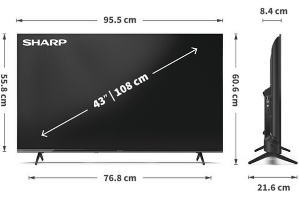Telewizor Sharp 43HE2745E 43" Full HD