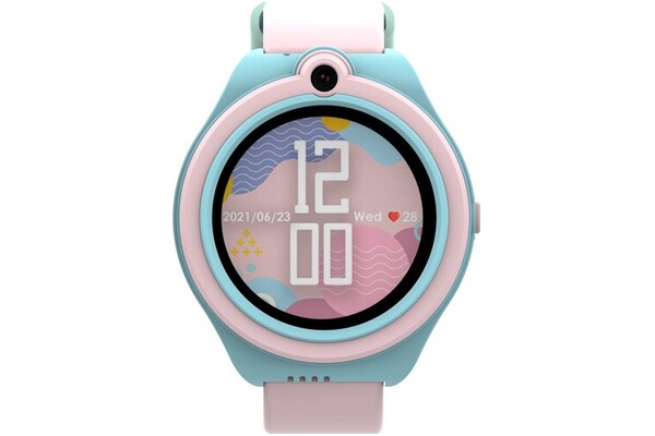 Smartwatch Bemi Linko różowo-zielony