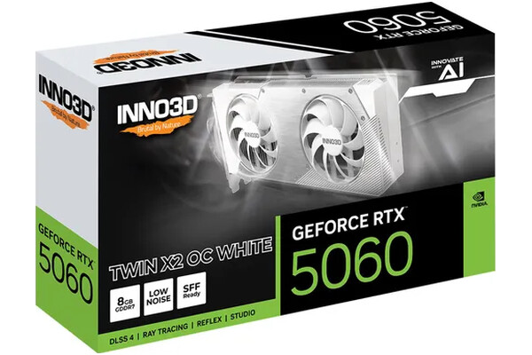 Karta graficzna Inno3D RTX 5060 X2 White OC 8GB GDDR7